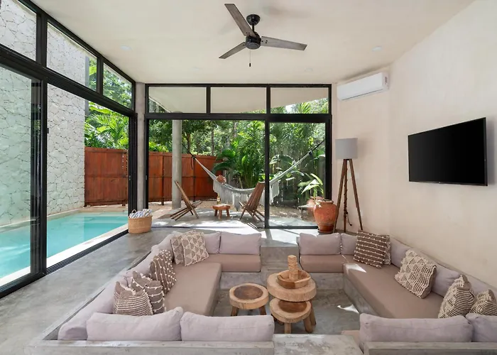 Auralis Boho Boho Villa-priv Pool-concierge-bbq 3b Pousada Tulum