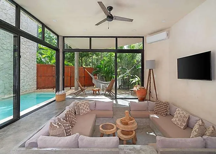 Auralis Boho Boho Villa-priv Pool-concierge-bbq 3b Pousada Tulum